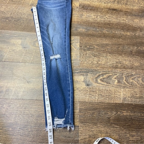 Abercrombie & Fitch High Rise Super Skinny Ankle Jeans 27/4R Curve Love Button - Picture 6 of 8